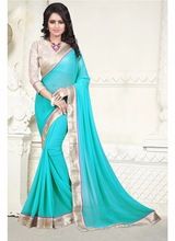 Classic Georgette Sarees with lace border