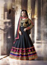 Pure Georgette Anarkali Suits with Hand Embroidery