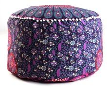 Mandala Ottoman Pouf Cover