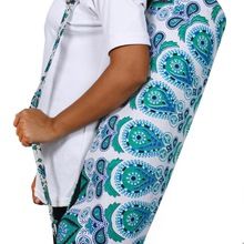 mandala print fitness exercise carrier bag