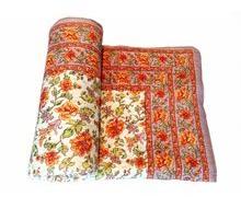 Exclusive Indian Jaipuri Handmade Hand block Print Double Bed Cotton Quilts