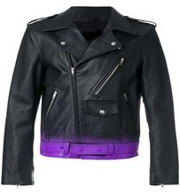 High quality Cool gradient-effect biker jacket
