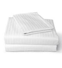 self strip single bed sheet