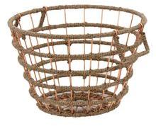 Storage Basket, Home and Kitchen wire storage Basket, wire basket with rope handles