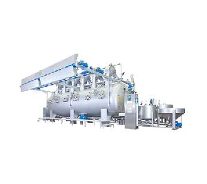 Aerodynamic high temperature dyeing machine