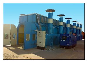 Semi Downdraft Paint Spray Booth