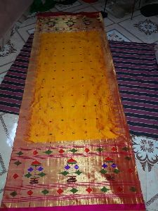 Pure Silk Handoom Paithani Dupatta