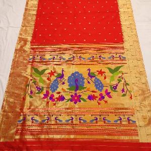 Pure Silk Handloom Yeola Paithani Saree