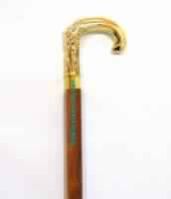 DESIGNER HANDLE WALKING WOODEN STICK CANE