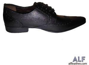 Mens Black Semi Formal Shoes