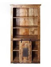 Mango Wood sliding door Display Cabinet