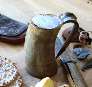 Drinking Horn Beer Mug