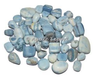 Blue Opal Tumbled Stones