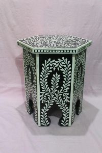 Bone Inlay Table