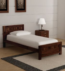 Wooden Single Bed