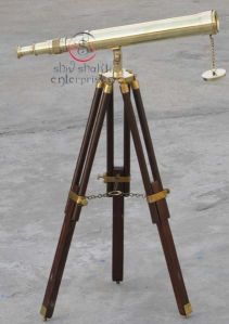 Solid Brass Nautical Telescope