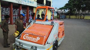 Road Cleaning Machine on Rent