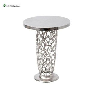 Aluminum Metal Pedestal Table