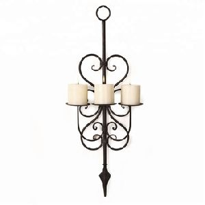 Iron Wall Hanging Candle Holder