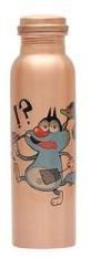 Cartoon Printed Copper Bottle