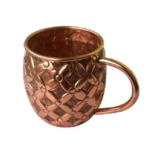 Hammered Copper Mug