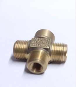 Brass 4 Way Connectors