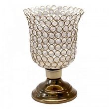 Beaded Crystal Candle Holder