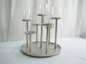 Multi Candles with Glass cylinders