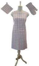 100% Cotton Check Designed Apron