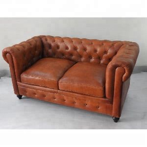 Leather Two Seater Sofa