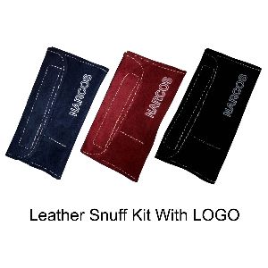 SUEDE LEATHER SNUFF KIT