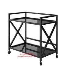 Black Matilda Modern Bar Cart