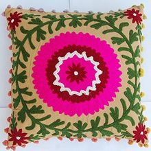 Embroidered Pillow Cover