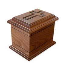 Wood Cremation Urn for Human Ashes