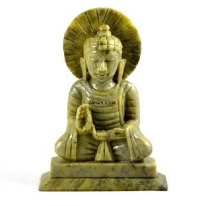 Green Buddha Statue