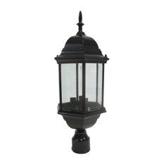 Black Cast Aluminum Exterior Post Top