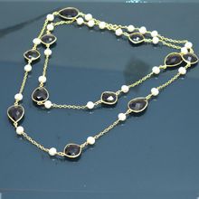 beaded chain necklace