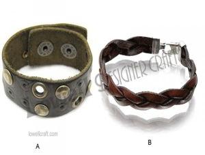 BROWN LEATHER BRACELET