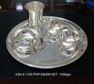 Silver Plated Plain Dinner Set