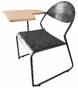 Student Iron Chair with Writing Pad