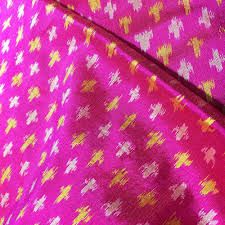 Printed Ikat Silk Fabric