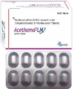 Acebrophylline Levocetirizine Dihydrochloride and Montelukast Tablets