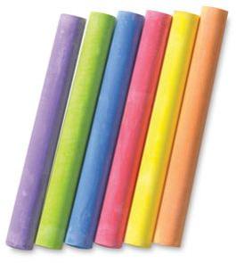 Colored Chalk Sticks