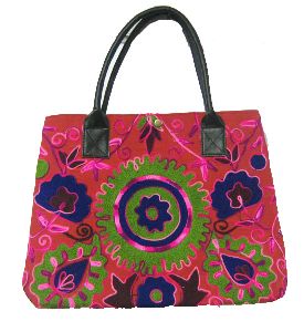 Embroidered Multi Color Suzani Handbag