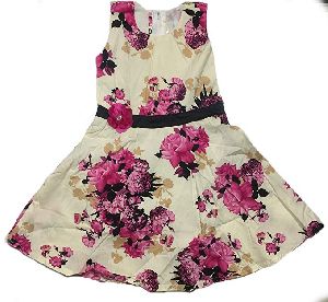 girls printed frock