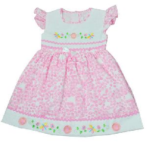 Girls Round Neck Frock