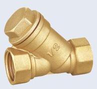 BRASS Y STRAINER FILTER VALVE
