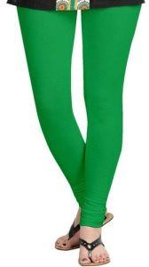 Green Cotton Leggings