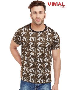 Vimal CamouflageArmy Print Tshirts For Men