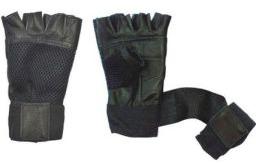 Leather Weightlifting Gloves